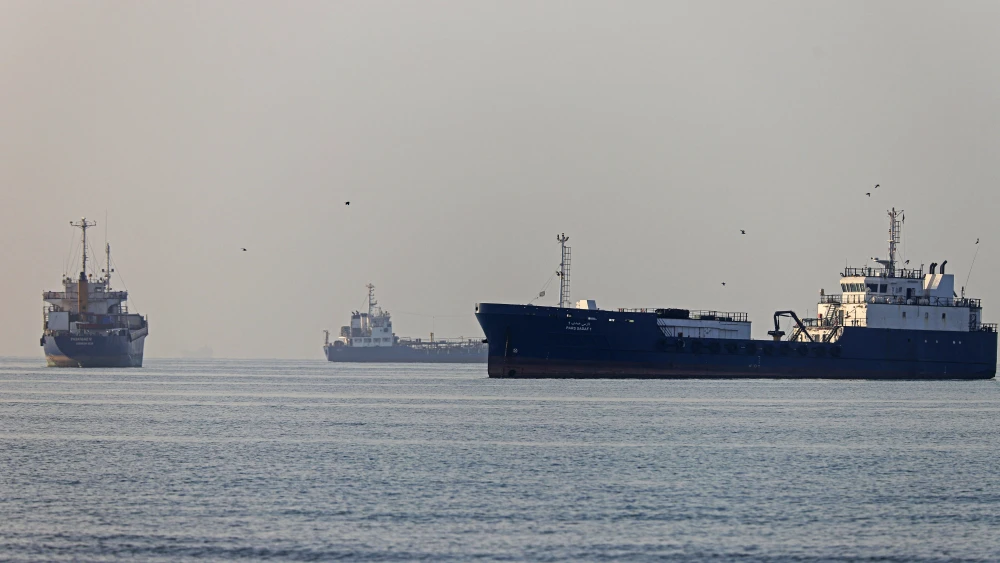 In this picture obtained from Iran's ISNA news agency on June 1, 2026, vessels sail at Suru Beach in Bandar Abbas along the Strait of Hormuz. Photo by Amirhossein Khorgooei / ISNA / AFP via Getty Images.