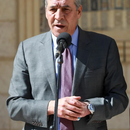 Hussein al-Sheikh, deputy head of the Palestinian Authority. Photo: Flash90