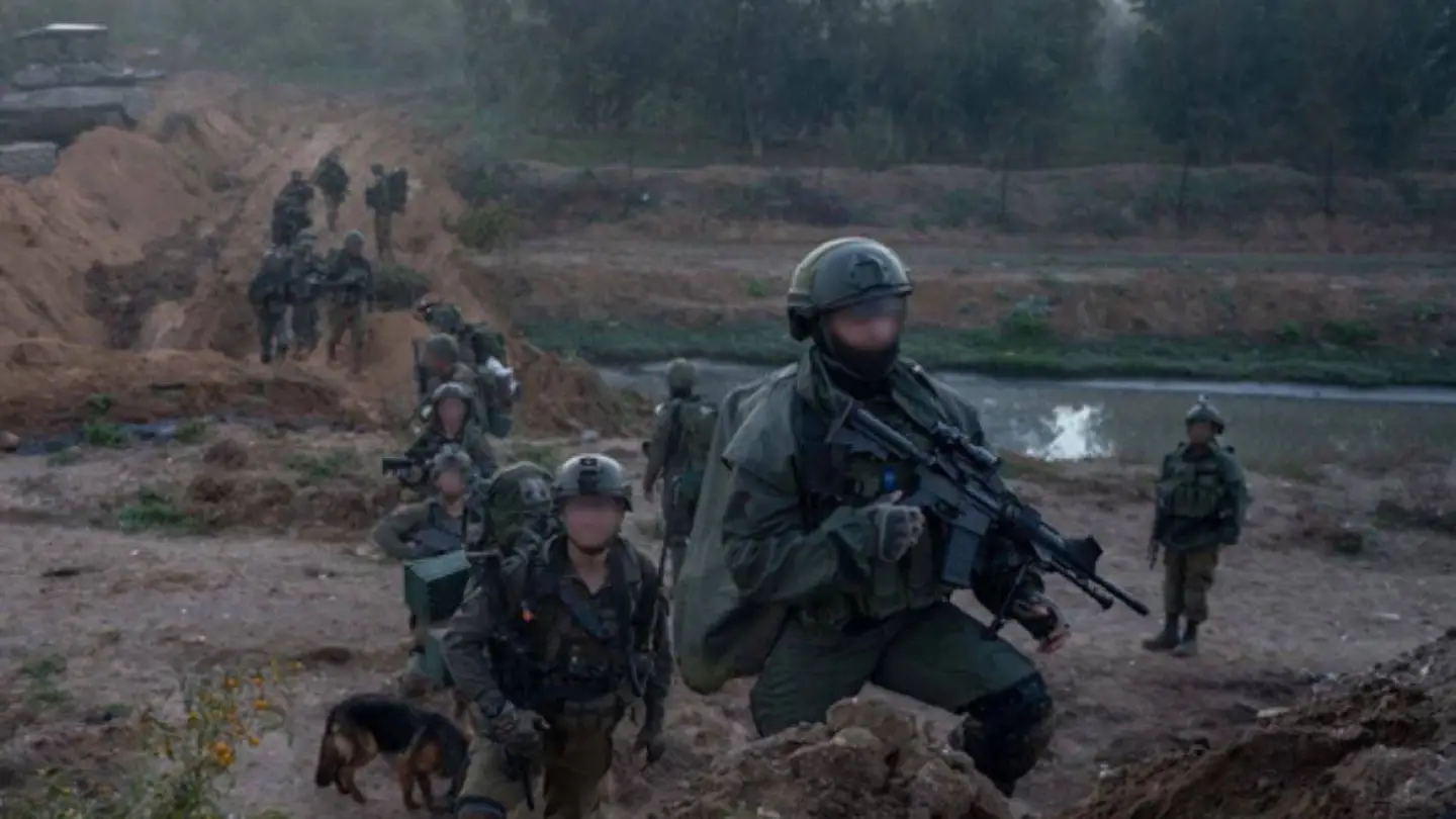 IDF soldiers in the Gaza Strip, Jan. 13, 2024. Credit: IDF Spokesperson.