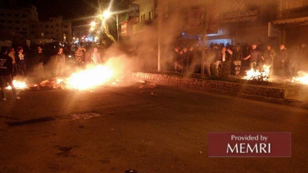 Riots in Al-Salt (Al-Sabil, Jordan, Feb. 4, 2018)