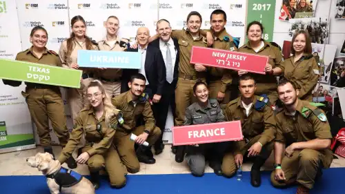 Nefesh B’Nefesh and Friends of the IDF (FIDF) hosted its 8th annual “Yom Siddurim” (personal errands day) for all active lone soldiers in Tel Aviv, Dec. 1, 2022. Photo by Yonit Schiller/NBN.