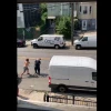 A Jewish plumber was hit in the face by a younger man, who then fled the scene, in Brooklyn, N.Y., on Aug. 11, 2021. Source: Screenshot.