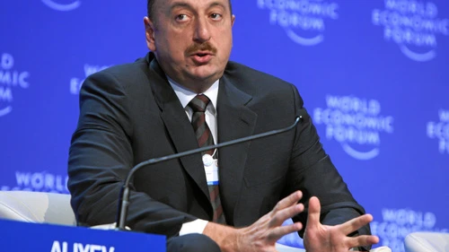 Ilham Aliyev, president of Azerbaijan, at the January 2009 World Economic Forum in Davos, Switzerland. Azerbaijan has made a rare move among nations in the Arab world: befriending Israel. Credit: World Economic Forum.