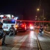 Israeli security personnel at the scene of a shooting attack in Jaffa, Oct. 1, 2024. Photo by Itai Ron/Flash90.