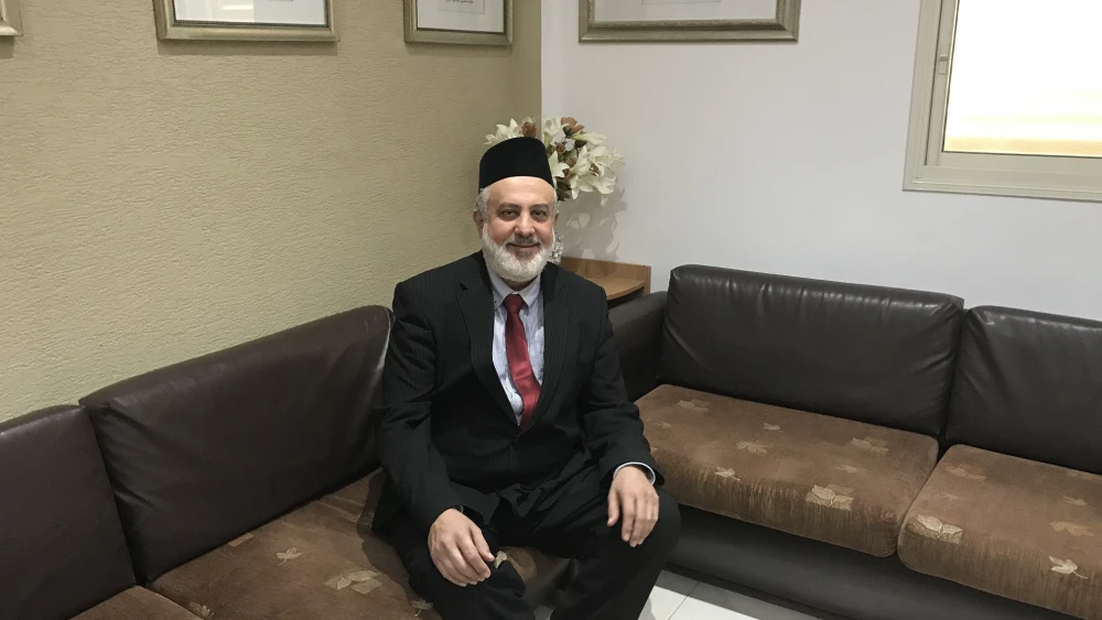 Ahmadiyya Muslim Community leader Muhammad Sharif Odeh. Credit: Eliana Rudee.