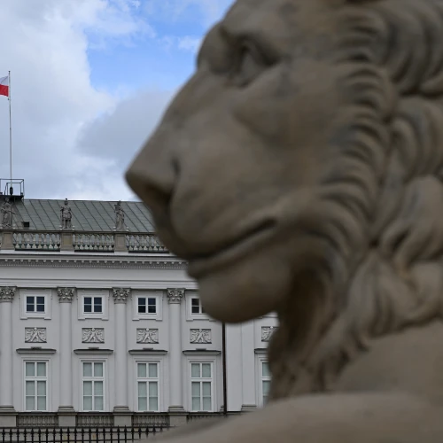 The Presidential Palace in Warsaw, May 18, 2025. Photo by Sergei Gapon/AFP via Getty Images.