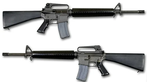 M16 assault rifle, multi-sided view, April 26, 2019. Credit: Wikimedia Commons.
