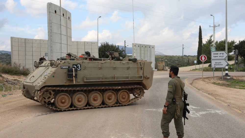 Israeli soldiers near the border with Lebanon, Jan. 4, 2024. Photo by David Cohen/Flash90.