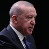 Turkish President Recep Tayyip Erdogan holds a joint press conference withn Iraqi Prime Minister following their meeting at the Presidential Complex in Ankara, on July 28, 2026. Photo by Adem Altan / AFP via Getty Images.