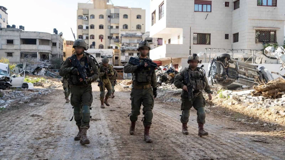 Israeli troops operating in the Gaza Strip, March 23, 2024. Credit: IDF.