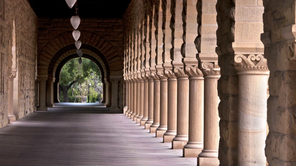 Pillars on the Campus of Stanford University, California