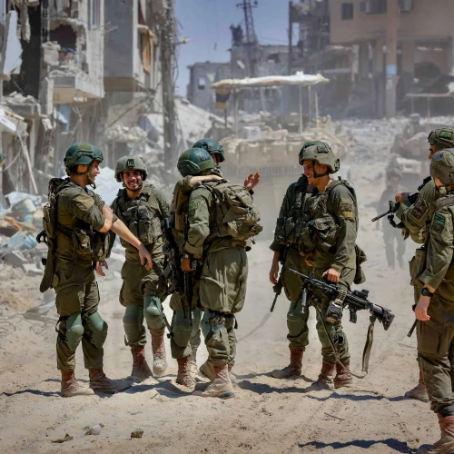 Israeli soldiers operating in Rafah in the southern Gaza Strip, July 22, 2024. Photo by Oren Cohen/Flash90.