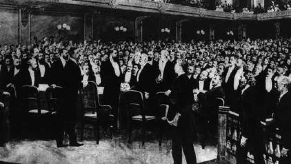 Delegates at First Zionist Congress