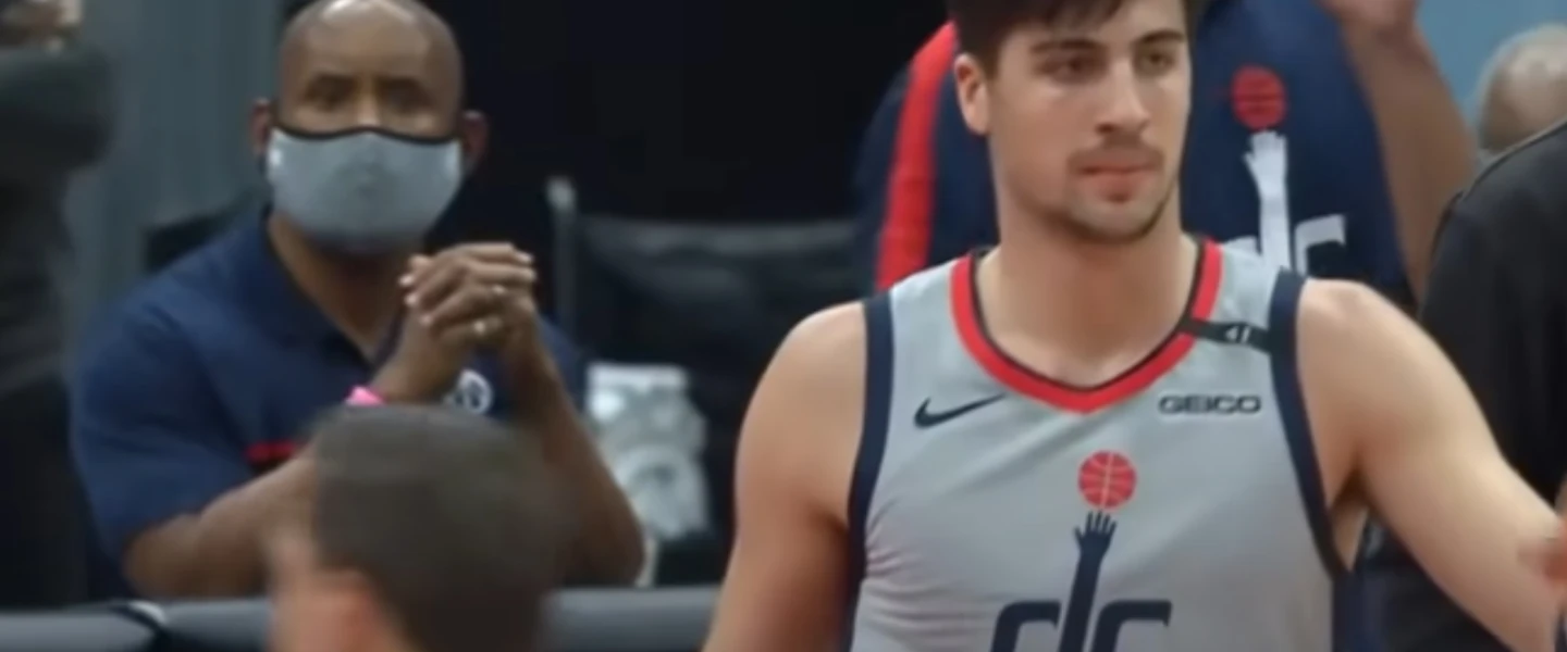 Washington Wizards forward Deni Avdija. Source: Screenshot.