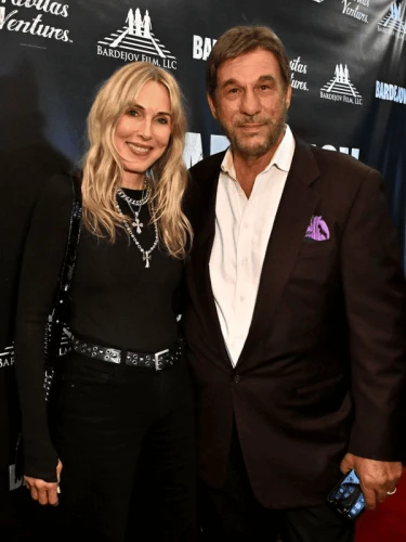 Alanna Stewart and 'Bardejov' star Robert Davi at the film's premiere. Credit: Courtesy.