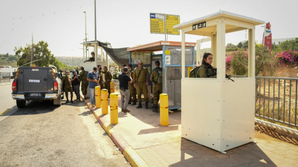 The scene of an attempted stabbing attack near Ariel in Judea and Samaria on Sept. 6, 2020. Photo by Sraya Diamant/Flash90.