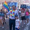 New York Democratic congressional candidate Dan Goldman participates in the New York City Pride Parade on June 26, 2022. Credit: Ron Adar/Shutterstock.