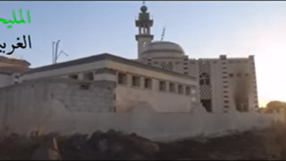 A religious meeting center in the south Syrian town of Al Malih Al Arabiya. Credit: Alma Research and Education Center.