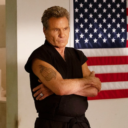 Martin Kove (pictured) agreed to reprise his role as John Kreese on the condition that his character showed some vulnerability. In real life, he misses some Jewish delicacies cooked by family members. Credit: Courtesy of Netflix.