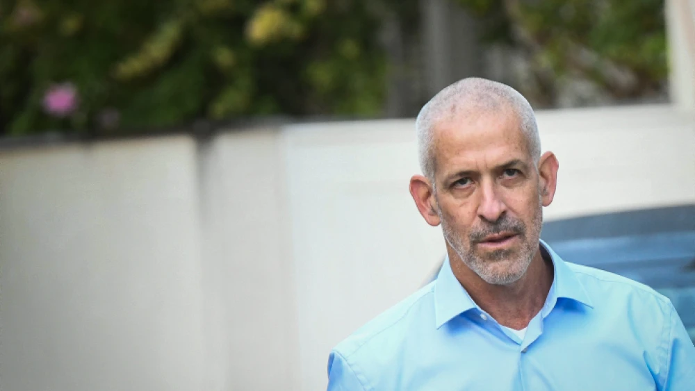 Israel Security Agency (Shin Bet) director Ronen Bar outside his home in Rishpon, central Israel, Oct. 11, 2021. Photo by Flash90.
