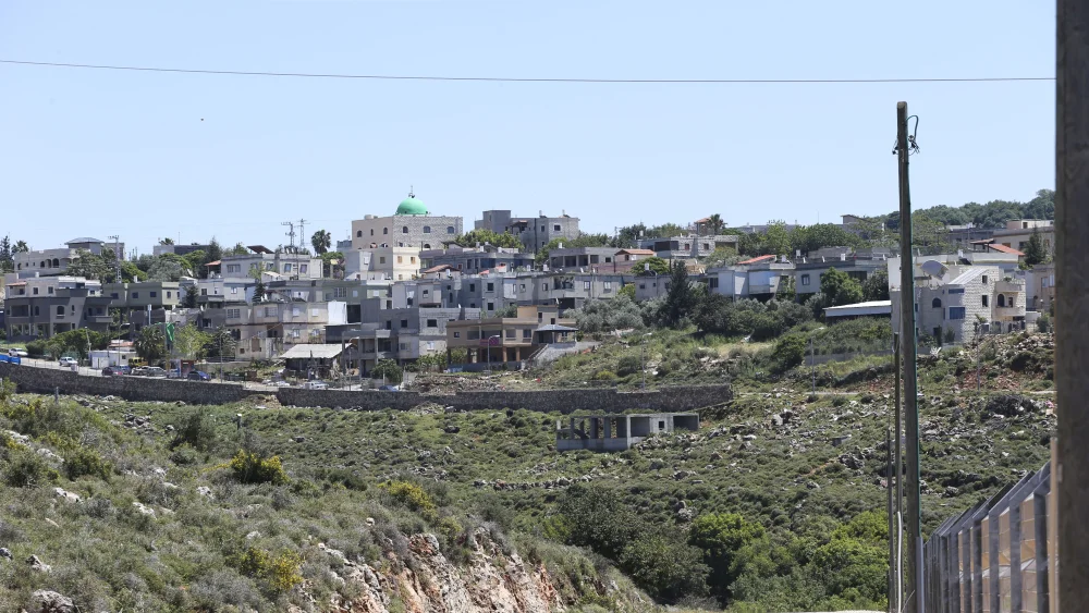 View of the Bedouin village of Arab al-Aramshe in the Western Galilee, April 25, 2015. Photo by Nati Shohat/Flash90.
