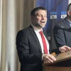 Israeli Finance Minister Bezalel Smotrich addresses Jewish and Christian pro-Israel activists at a Jerusalem reception hosted by the World Zionist Congress "Israel365 Action" slate, Oct. 27, 2025. Photo by Josh Hasten.