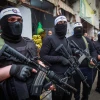 Fatah terrorists during a parade in the Balata camp on the outskirts of Nablus (Shechem) in Samaria, May 5, 2023. Photo by Nasser Ishtayeh/Flash90.
