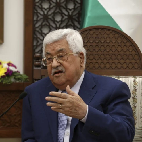 Palestinian Authority leader Mahmoud Abbas in the West Bank city of Ramallah on June 27, 2018. Photo: Alaa Badarneh/AP.