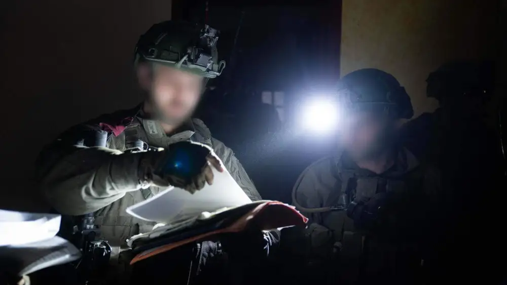 Israeli forces during Gaza ground operations, Jan. 9, 2024. Credit: IDF.