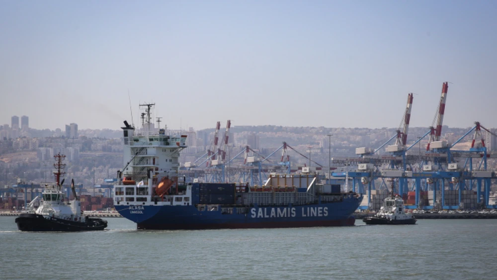 Haifa Port, April 24, 2018. Photo by Yossi Zamir/Flash90.