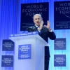 Israeli Prime Minister Benjamin Netanyahu speaks at the annual meeting of the World Economic Forum in Davos, Switzerland, on Jan. 23, 2014. Photo by Kobi Gideon/GPO/Flash 90.