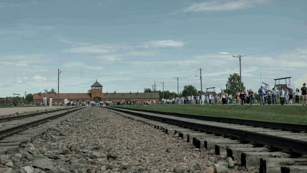 March of the Living at the Auschwitz-Birkenau