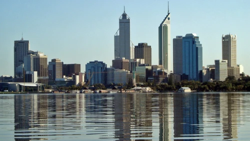 Skyline of Perth, Australia. Credit: Wikimedia Commons.
