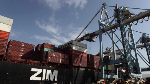 Shipping containers at Haifa Port, Nov. 14, 2011. Photo by Yaakov Naumi/Flash90.