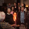A Jewish Havdalah service marking the end of Shabbat in Los Angeles. Credit: Reboot.