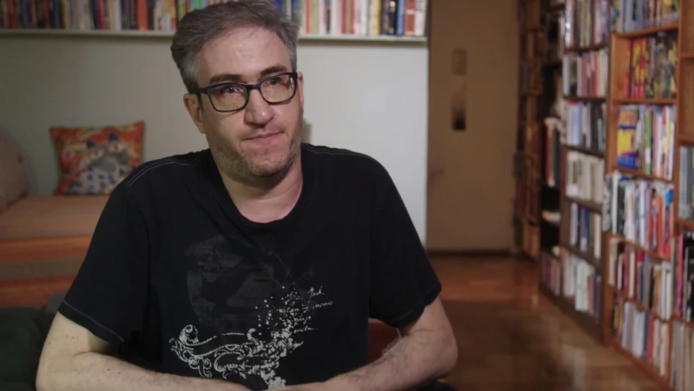 Cartoonist Eli Valley. Credit: Screenshot.