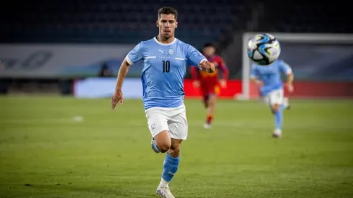 A UEFA Euro 2024 group I qualifying round soccer match between Israel and Andorra at Teddy Stadium in Jerusalem, June 19, 2023. Photo by Oren Ben Hakoon/Flash90.