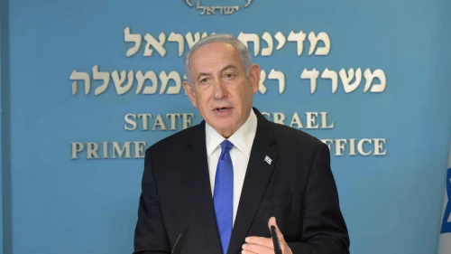Israeli Prime Minister Benjamin Netanyahu addresses the anti-judicial reform protests that have rocked the Israel Defense Forces in recent weeks, July 20, 2023. Credit: GPO.