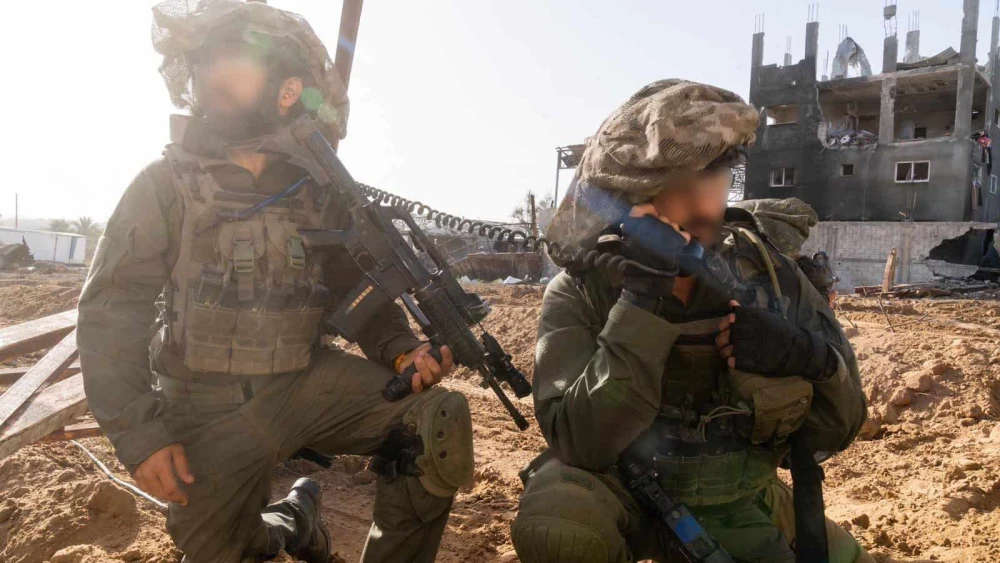 Israeli troops operating in the Hamas-ruled Gaza Strip, Nov. 30, 2023. Credit: IDF.