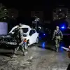 Israeli security and rescue forces at the scene where a rocket fired from the Gaza Strip by Hamas terrorists hit the southern Israeli city of Ashkelon, April 6, 2025. Photo by Edi Israel/Flash90.