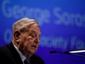 George Soros, founder and chairman of the Open Society Foundation gives a speech during Economic Forum in Brussels, Belgium, on June 1, 2017. Credit: Alexandros Michailidis/Shutterstock.
