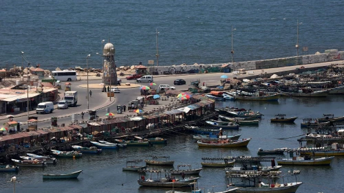 Port in Gaza City