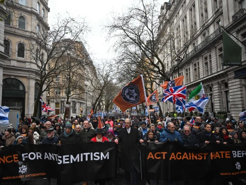 March Against Antisemitism in London