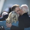 Hunter Biden with his father, U.S. President Joe Biden, and stepmother, Jill Biden, in Washington for the presidential inauguration on Jan. 20, 2021. Photo by Navy Petty Officer 1st Class Carlos M. Vazquez II/U.S. Department of Defense.
