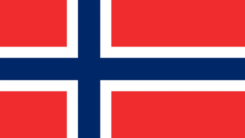 The Norwegian flag. Credit: Wikimedia Commons.