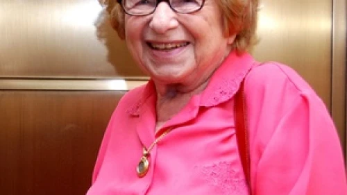 Dr. Ruth Westheimer. Phot by Maxine Dovere.