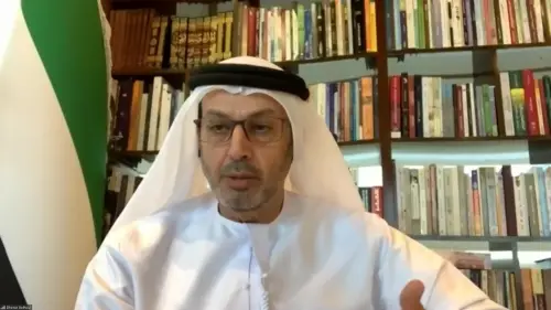 United Arab Emirates Federal National Council member Dirar Belhoul al-Falasi is interviewed by Kuwait's Diwan Al-Mulla Online TV on Oct. 13, 2020. (MEMRI)