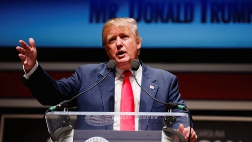 Click photo to download. Caption: Donald Trump speaks at the South Carolina Freedom Summit on May 9, 2015. Credit: Michael Vadon via Wikimedia Commons.