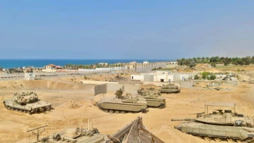 Israeli soldiers operating against Hamas in the Gaza Strip, Nov. 1, 2023. Credit: IDF.