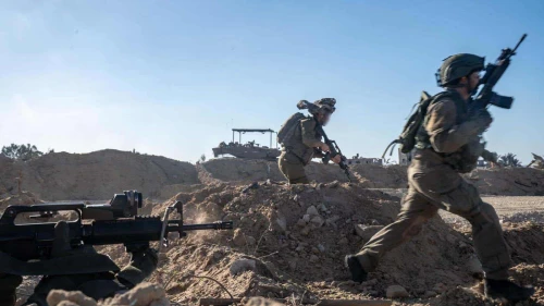 Israeli forces during Gaza ground operations, Jan. 9, 2024. Credit: IDF.